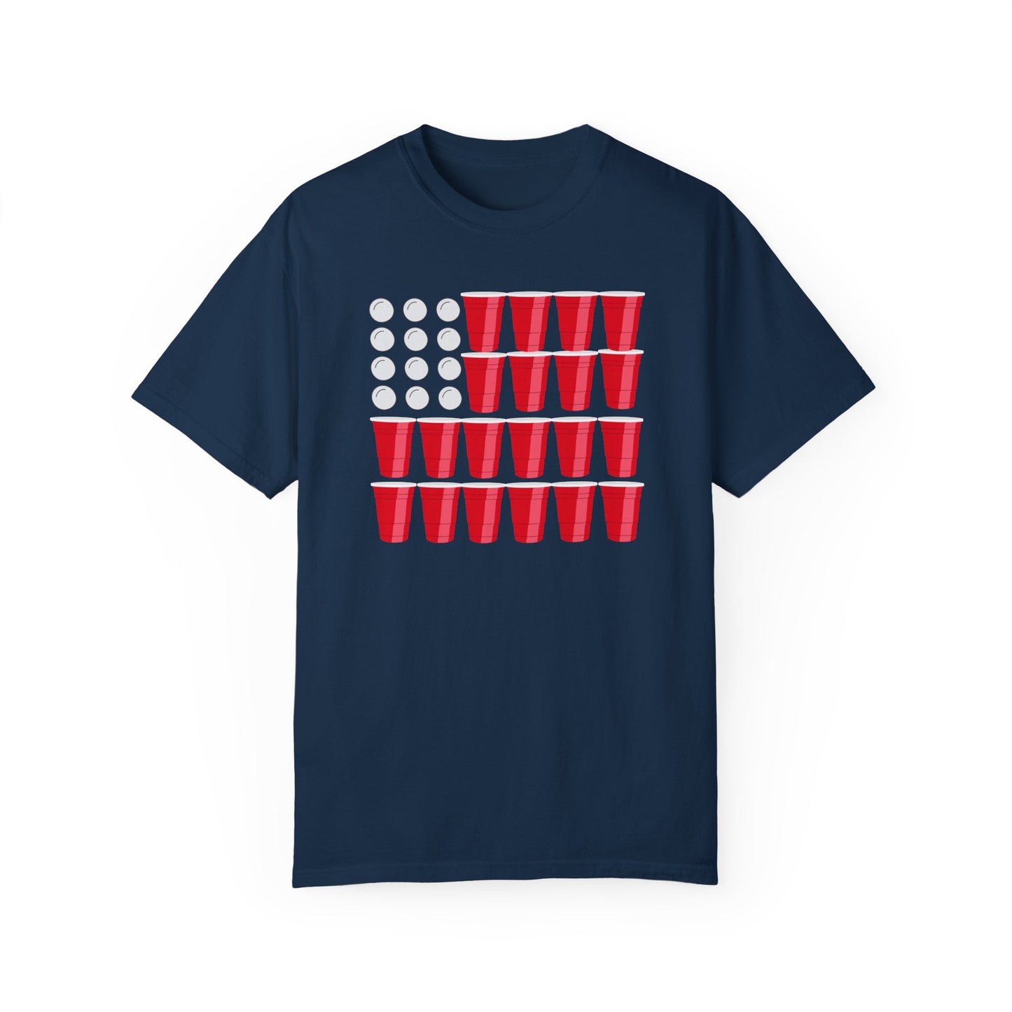 Beer Pong Flag T-Shirt