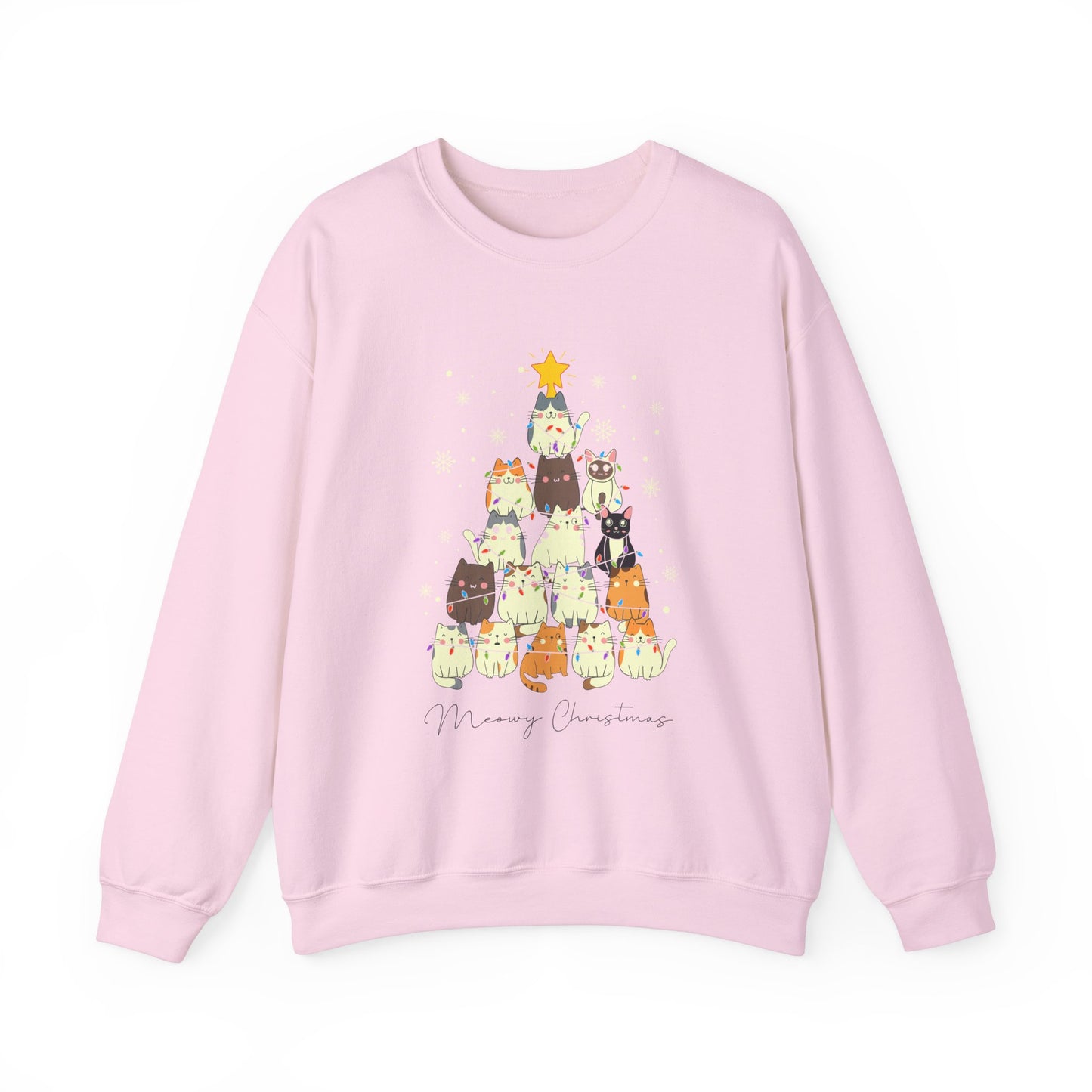 Meowy Christmas Crewneck Sweatshirt