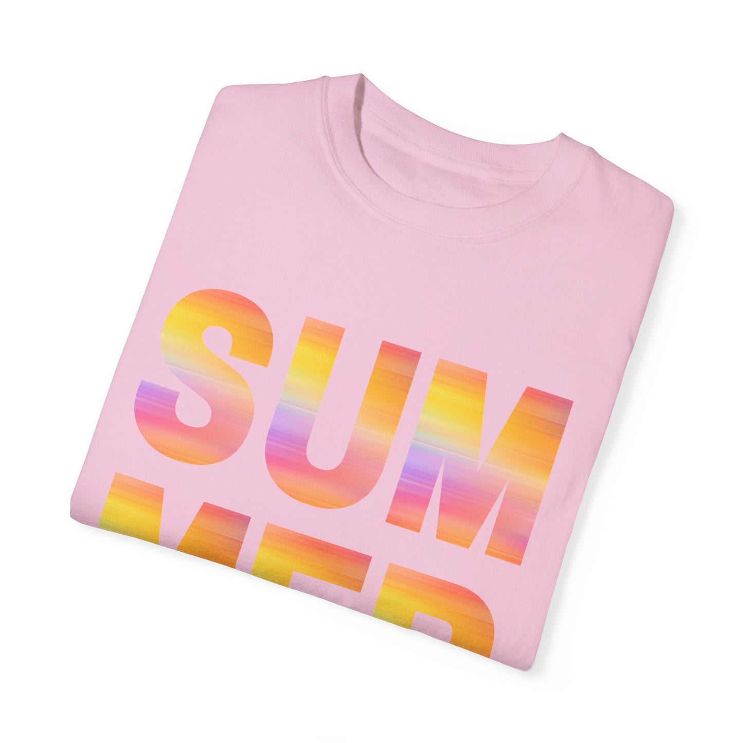 Summer Ombre Letters T-Shirt