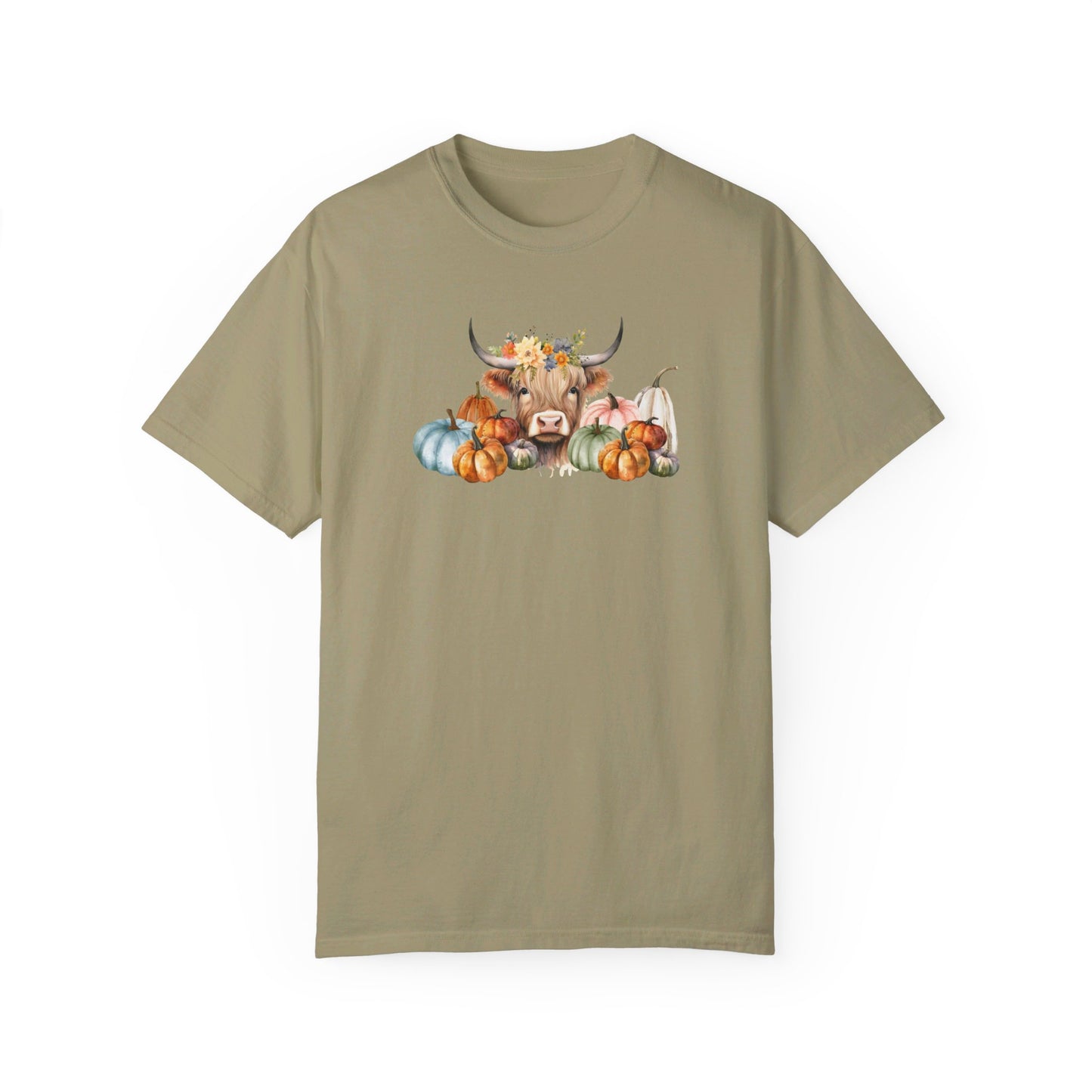 Highland Cow Pumpkin T-Shirt