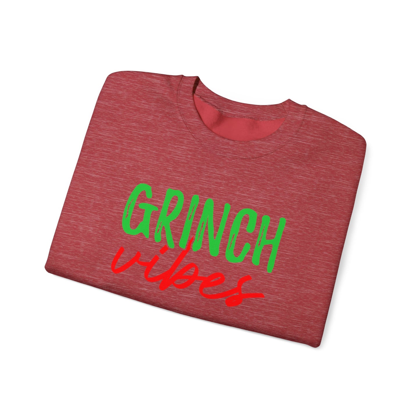 Grinch Vibes Crewneck Sweatshirt