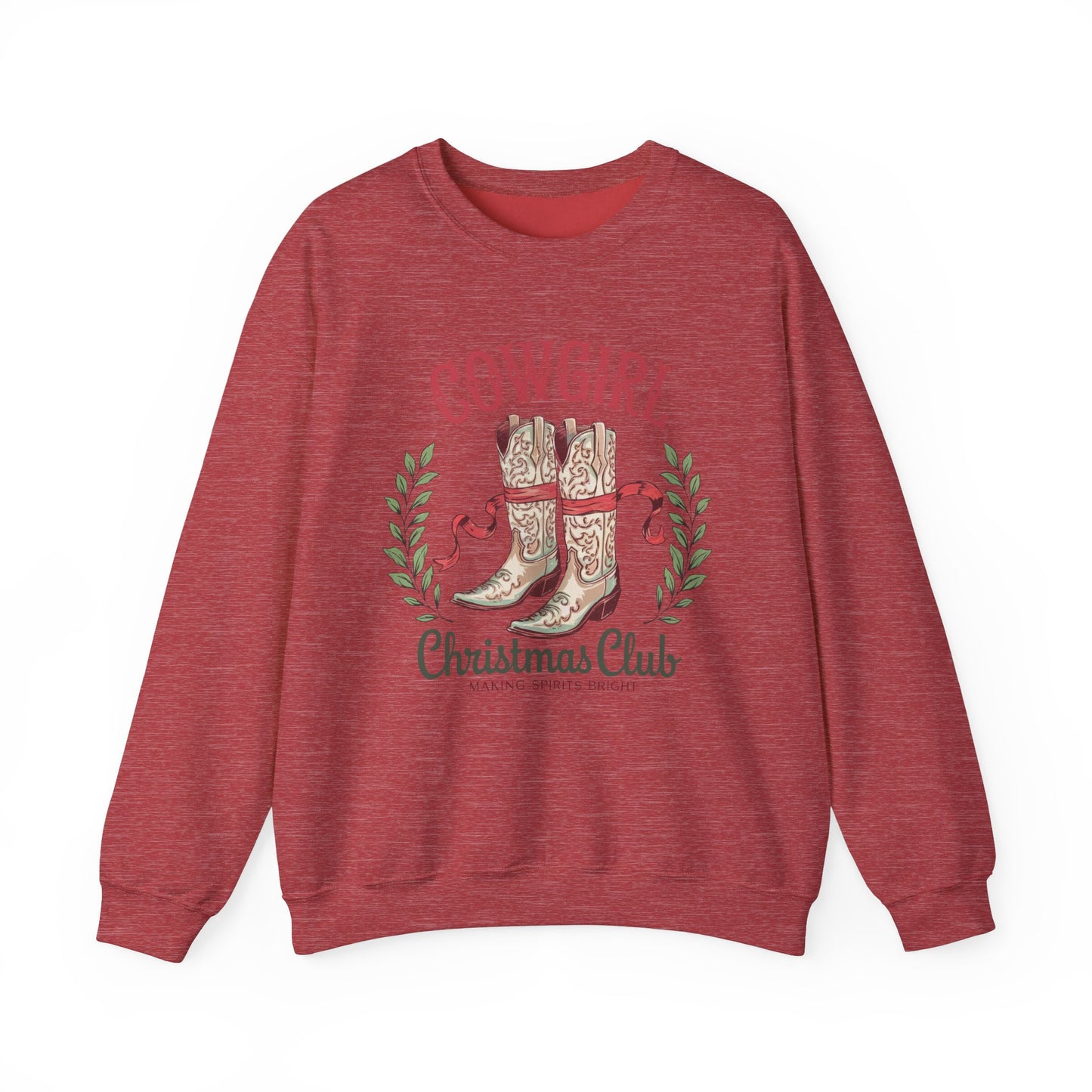 Cowgirl Christmas Club Crewneck Sweatshirt