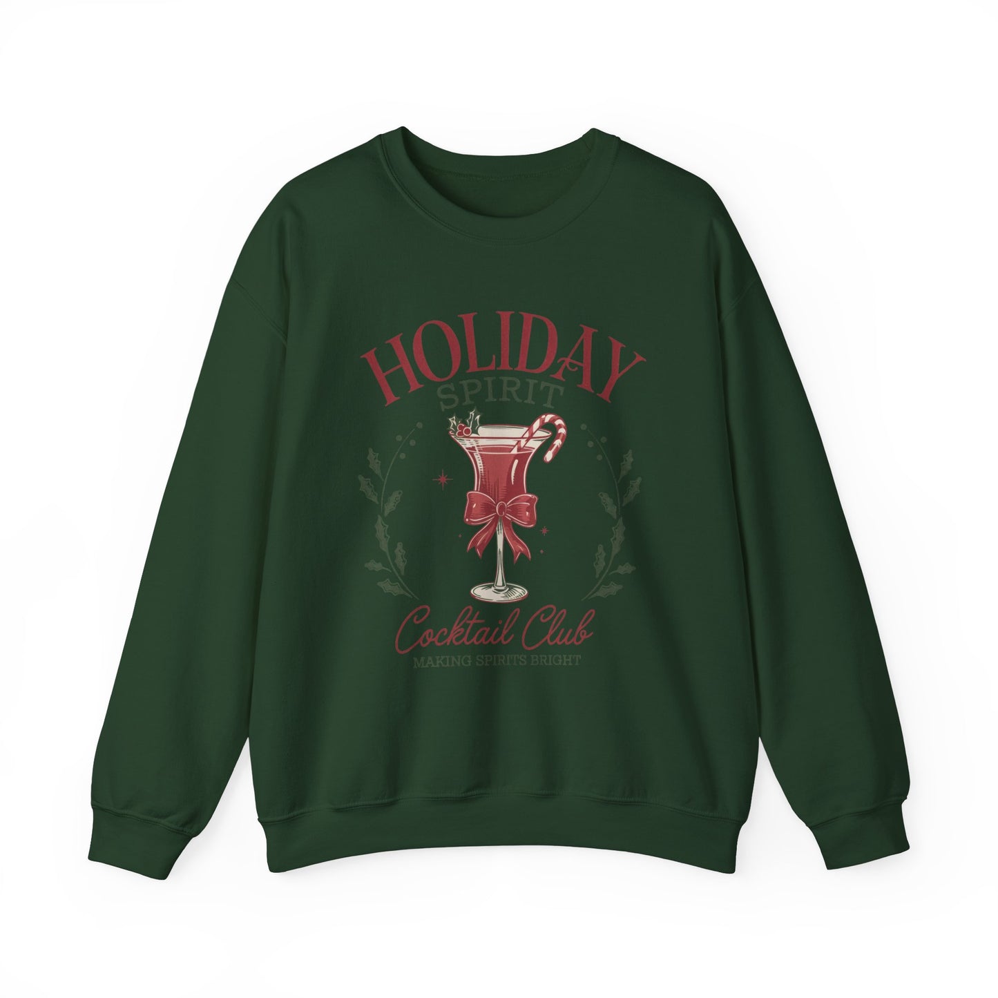 Holiday Spirit Cocktail Club Crewneck Sweatshirt