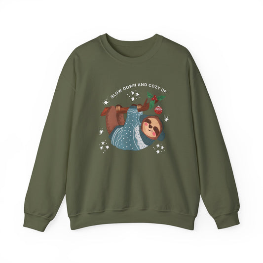 Slow Down and Cozy Up Crewneck Sweatshirt