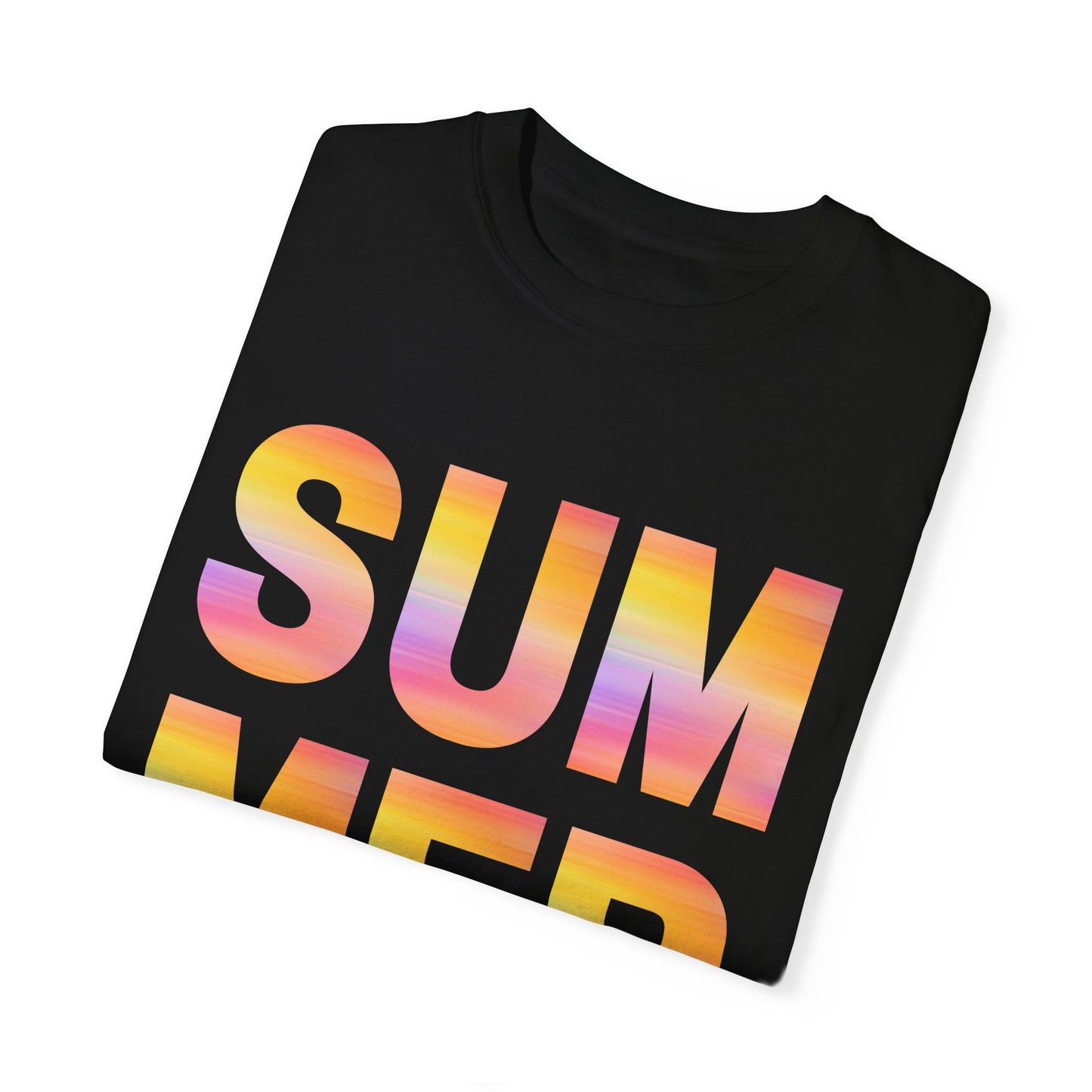 Summer Ombre Letters T-Shirt