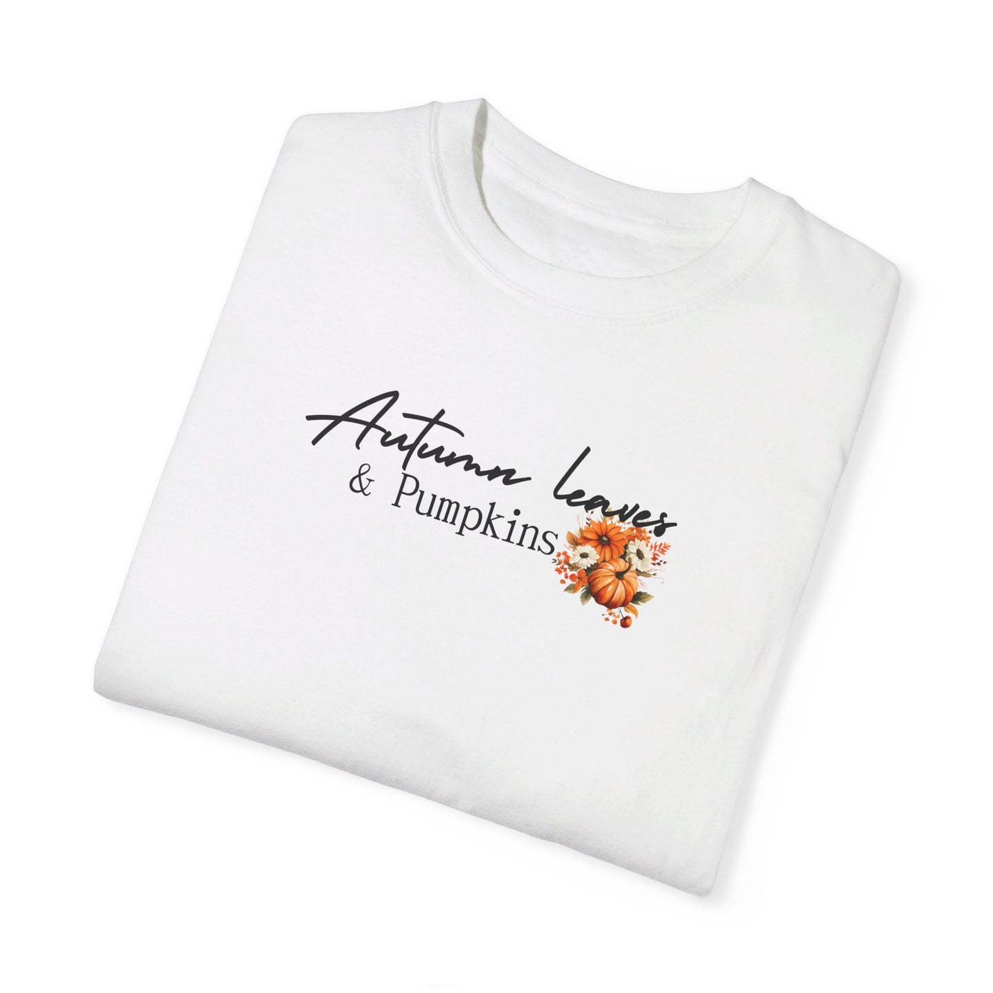 Autumn Leaves & Pumpkins T-Shirt