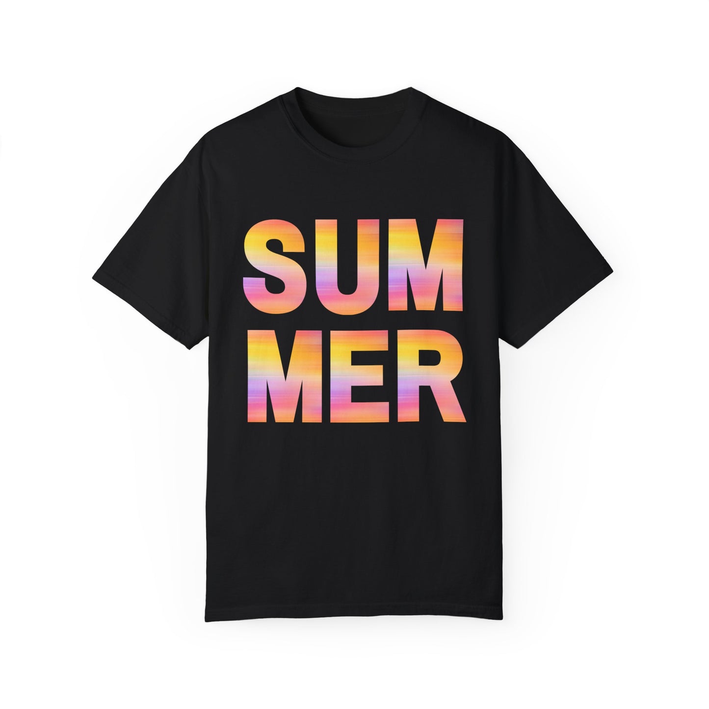 Summer Ombre Letters T-Shirt